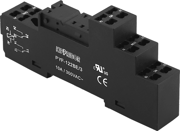 Колодки монтажные серий PYF-012BE, PYF-022BE, PYF-112BE и PYF-122BE ...