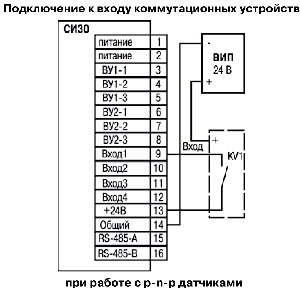 Схема подключения