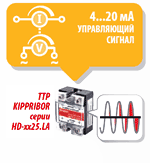 Особенности нагрузки для ТТР серии HD-xx25.LA