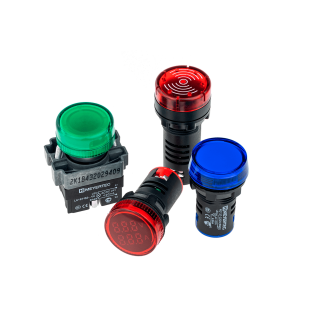 Meyertec MT22 - пластиковые лампы звонки, индикаторы