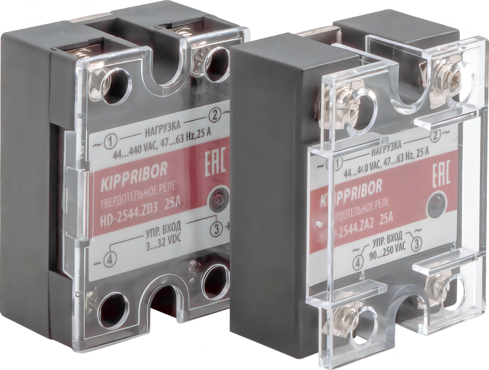 Серии KIPPRIBOR HDH-xx44.ZD3 [M01] и HDH-xx44.ZA2 [M01]. ТТР (выключатели нагрузки) в стандартном корпусе для коммутации мощной нагрузки