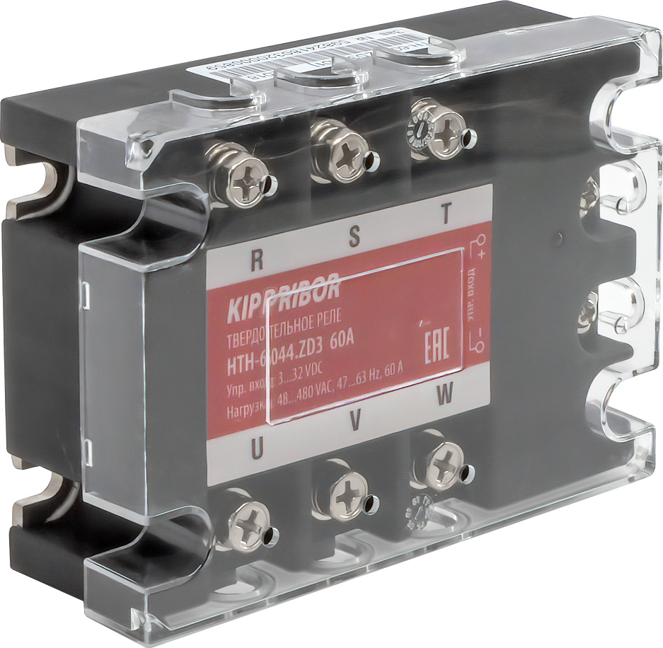 Серии KIPPRIBOR HT-xx44.ZD3 [M01] и HT-xx44.ZA2 [M01] общепромышленные трехфазные твердотельные реле (выключатели нагрузки) в стандартном корпусе