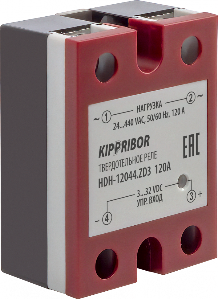 Серия KIPPRIBOR HDH-xx44.ZD3 [M02]. ТТР (выключатели нагрузки) в стандартном корпусе для коммутации мощной нагрузки
